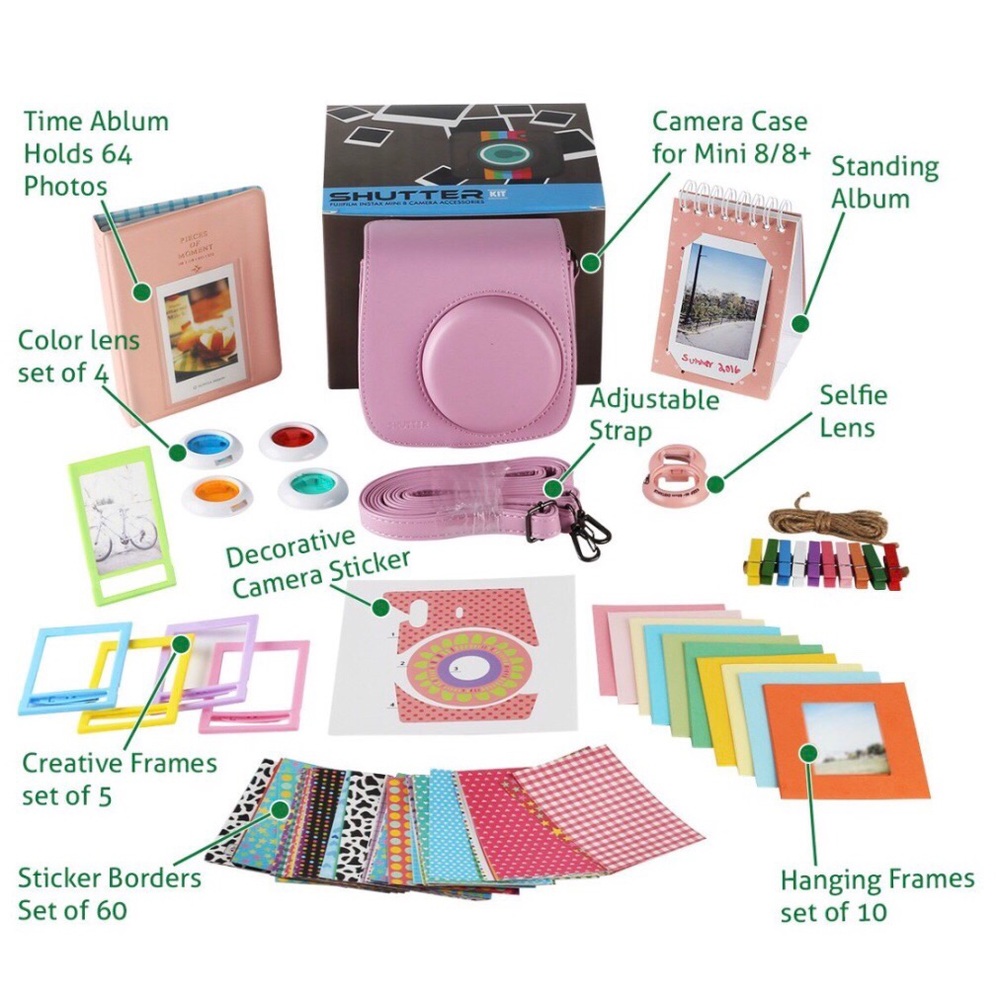 Instax Mini Accessories Shutterbox Kit BNIB